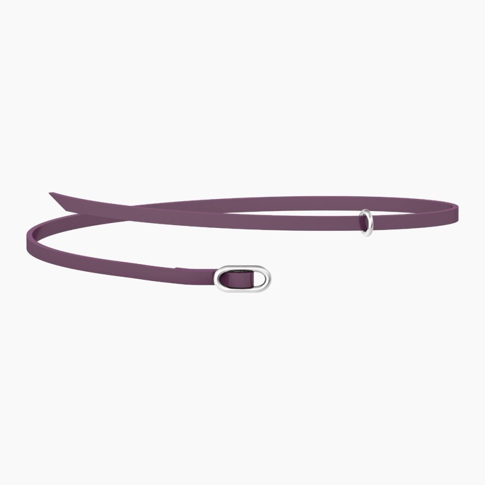 Kidult Choker-Bracciale in Camoscio Viola Skinni By You