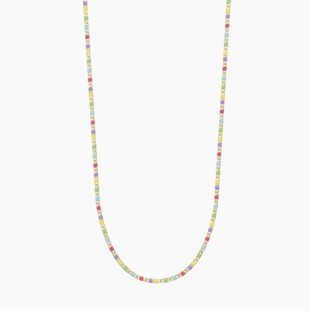 Kidult Collana Acciaio Gold Smaltato Multicolor By You