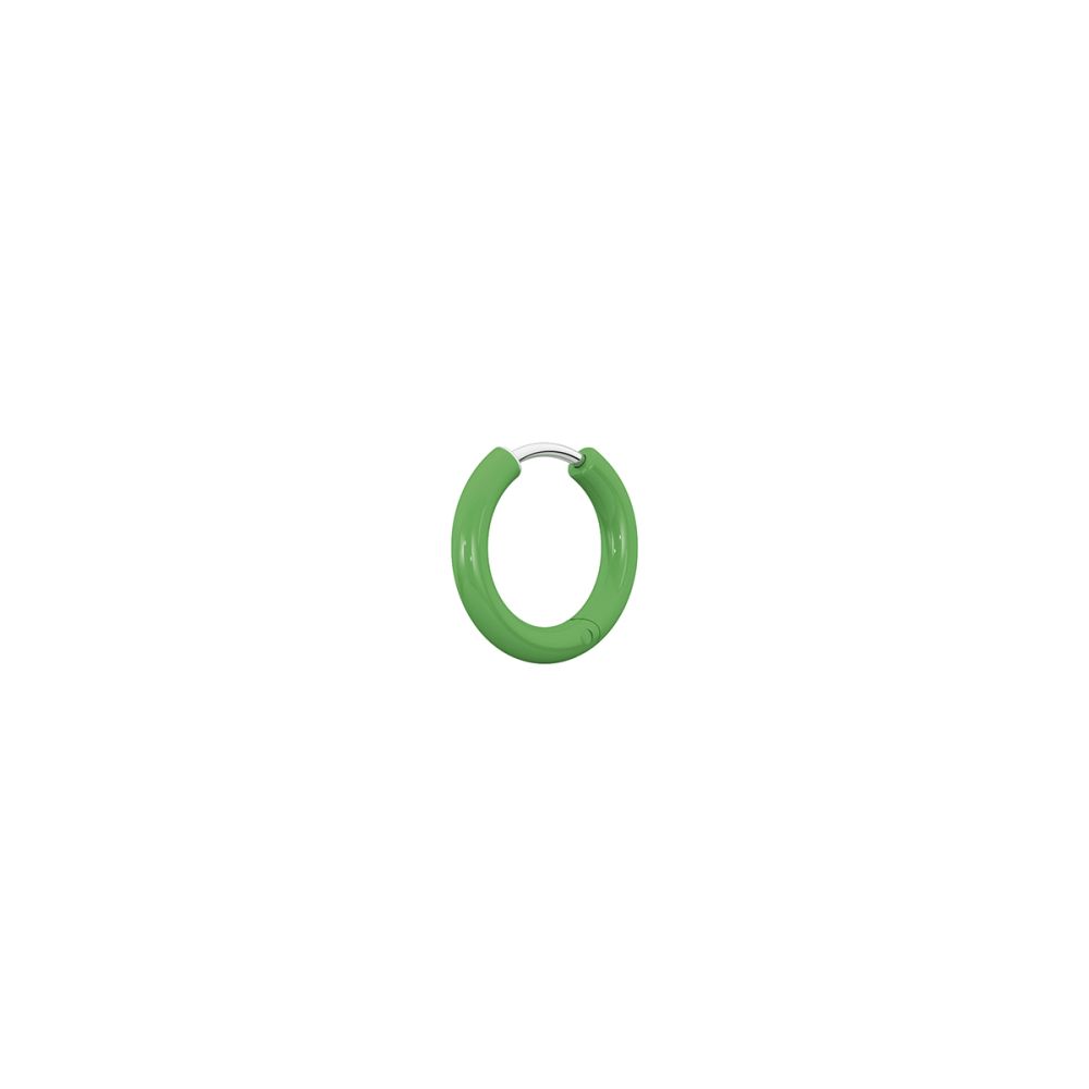 Kidult Mono Orecchino Acciaio Smalto Verde By You