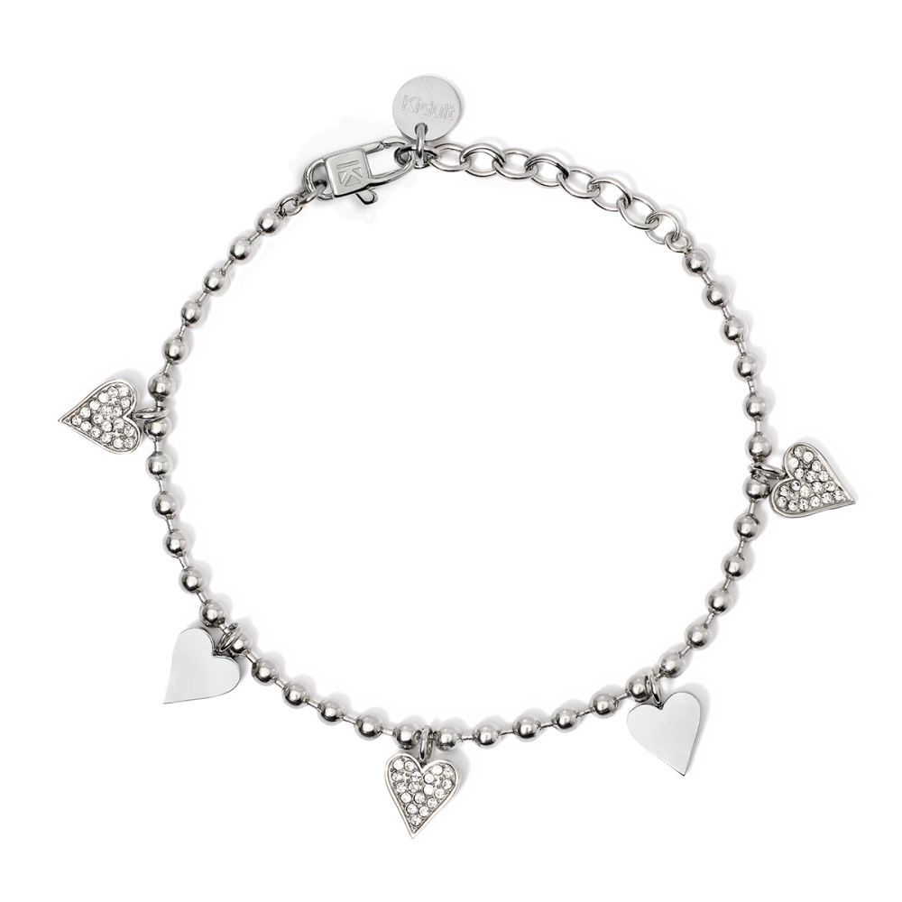 Kidult Bracciale Acciaio Rolò con Stelle Style