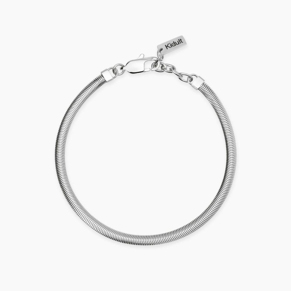Kidult Bracciale Snake Acciaio Style