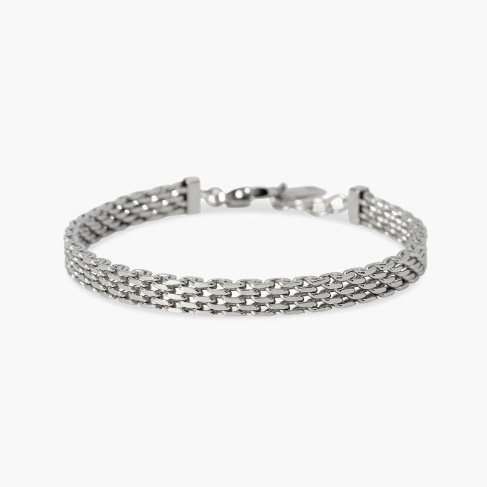 Kidult Bracciale Acciaio Maglia Milano