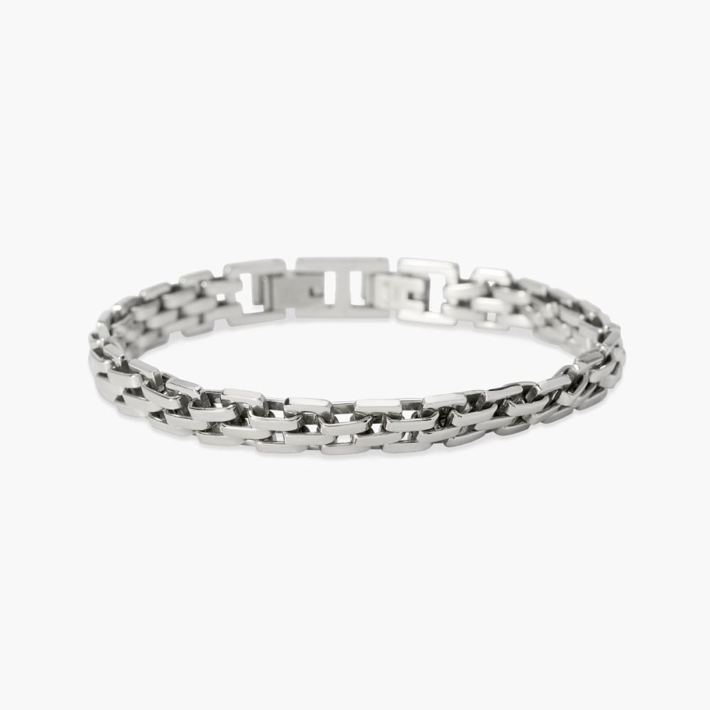 Kidult Bracciale Acciaio Maglia Panther