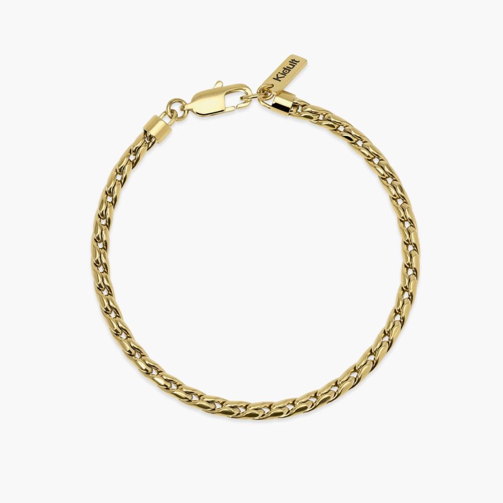 Kidult Bracciale Acciaio Gold Catena Cardano