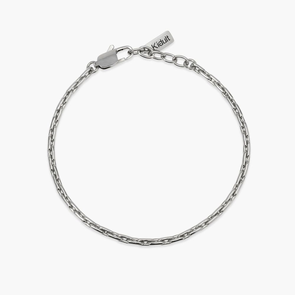 Kidult Bracciale Acciaio Maglie Allungate