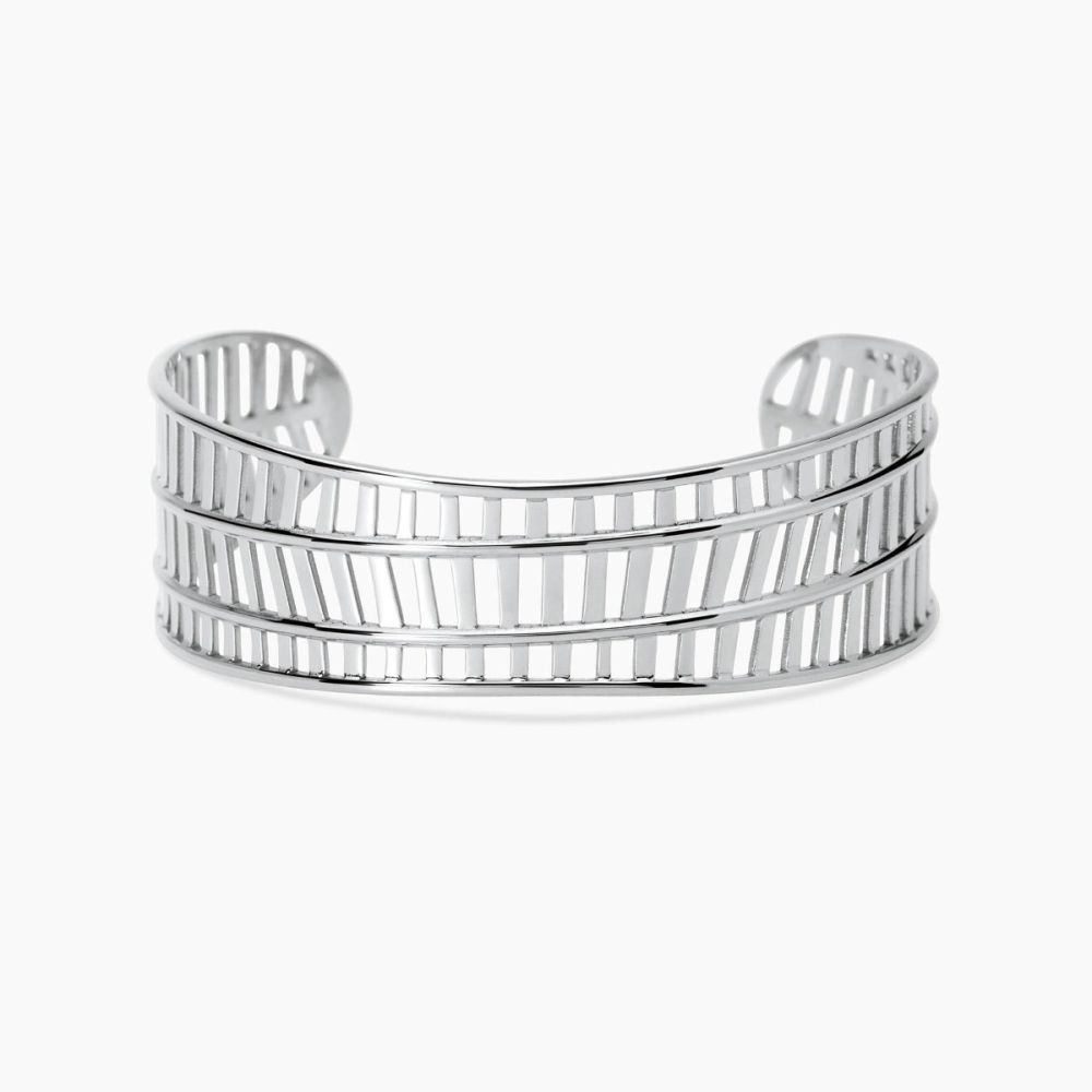 Kidult Bracciale Rigido Cuff in Acciaio
