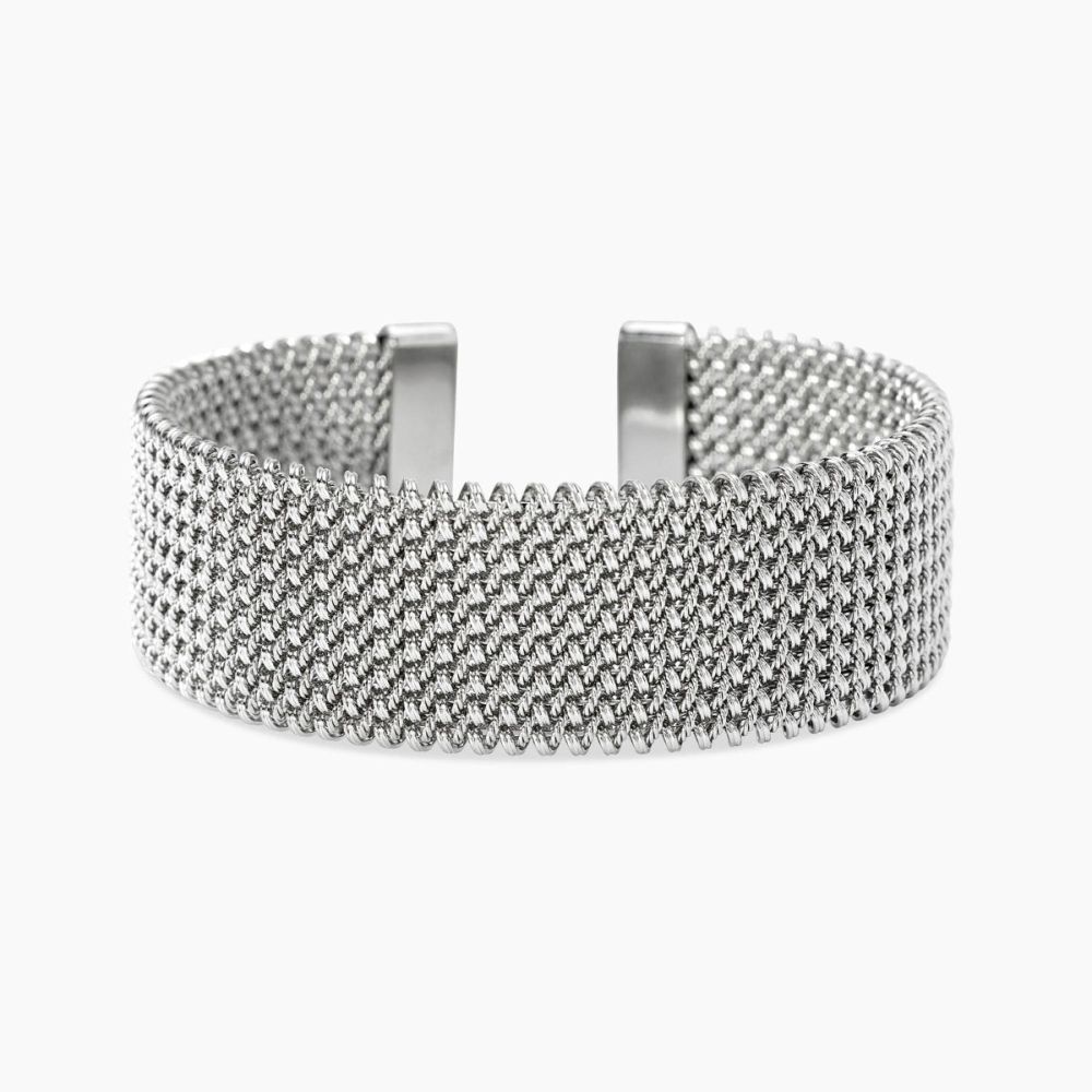 Kidult Bracciale Acciaio Maglia Mesh