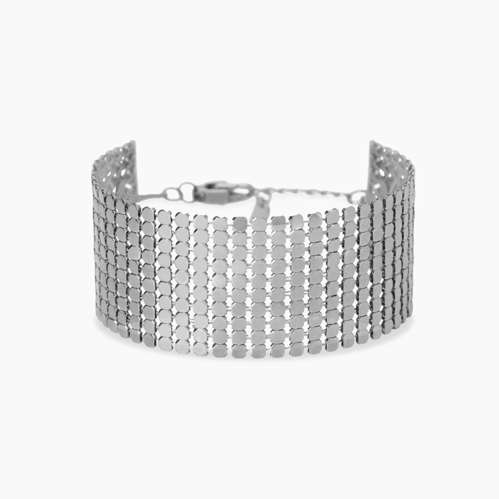 Kidult Bracciale Acciaio Catena Disco