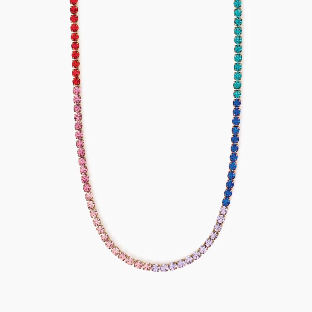 Kidult Tennis Acciaio Cristalli Multicolor