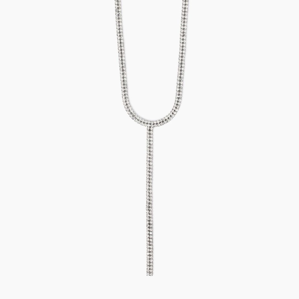Kidult Collana Tennis Acciaio Con Cravattino