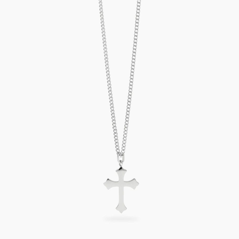 Kidult Collana Acciaio con Croce Style