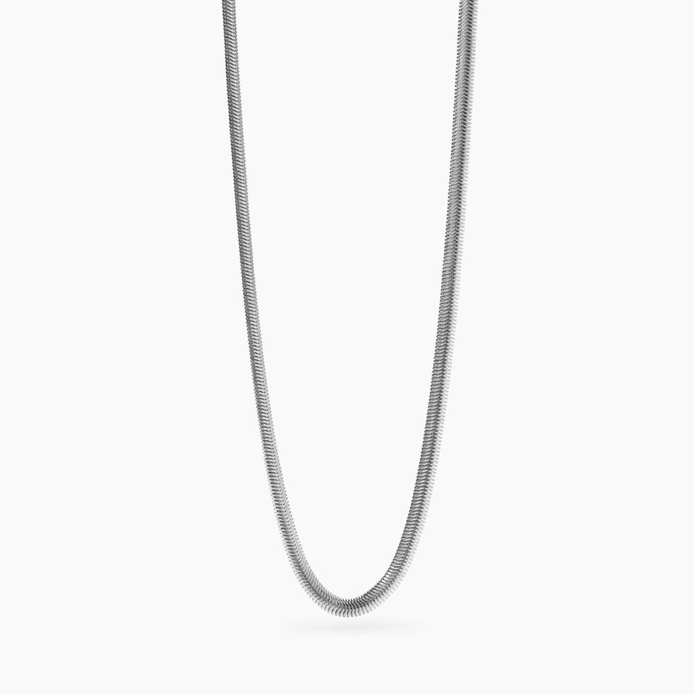 Kidult Collana Acciaio Catena Snake Style