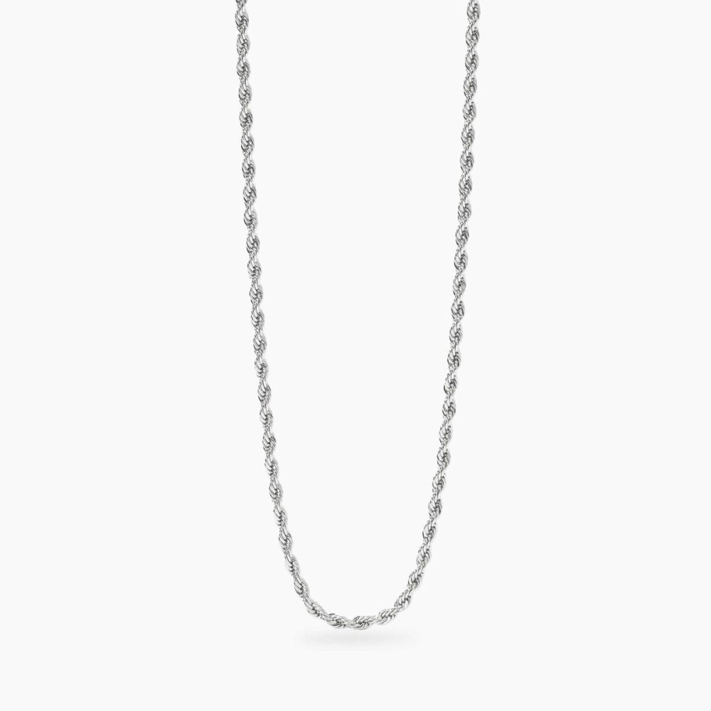 Kidult Collana Acciaio Catena Corda Style
