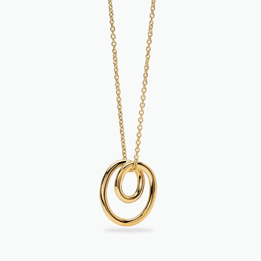 Kidult Collana Acciaio Gold con Spirale