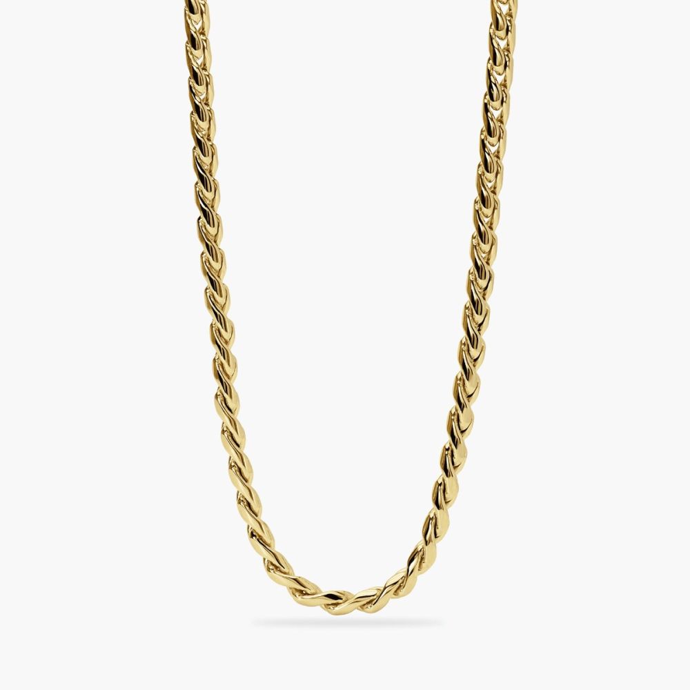 Kidult Collana Acciaio Gold Catena Cardano