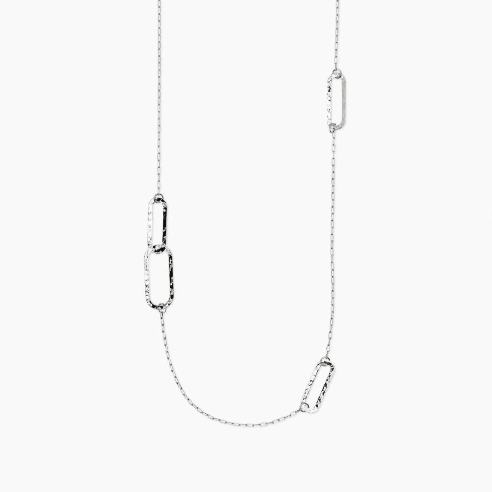 Kidult Collana Acciaio Maglie Allungate