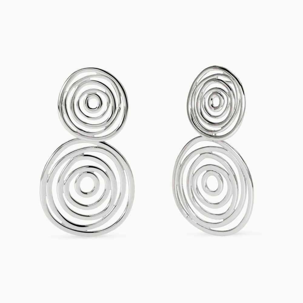 Kidult Orecchini Acciaio Pendenti Vortice