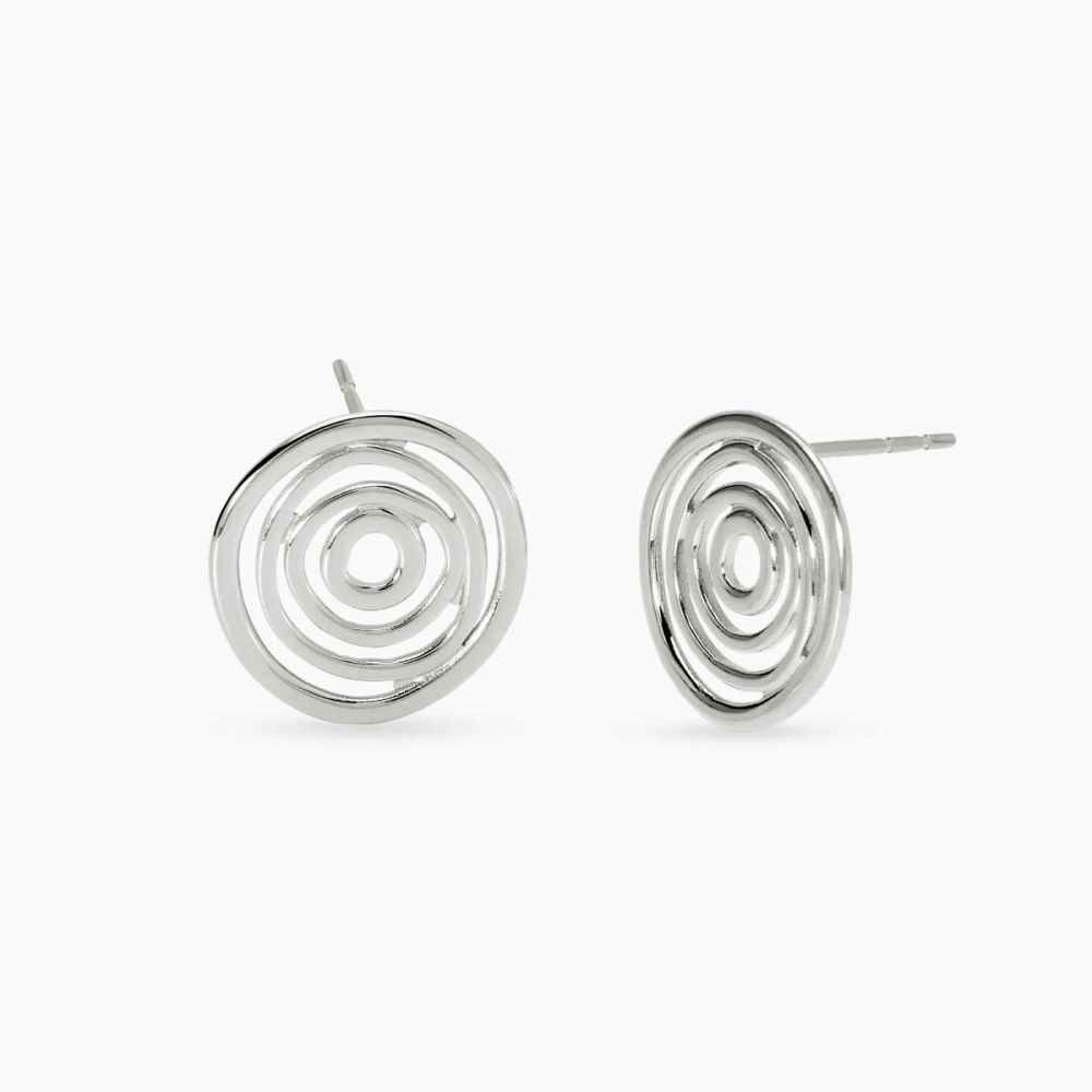 Kidult Orecchini Vortice Acciaio