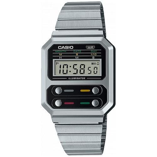 Casio Orologio Digitale Multifunzione Cod.A100WE-1AEF