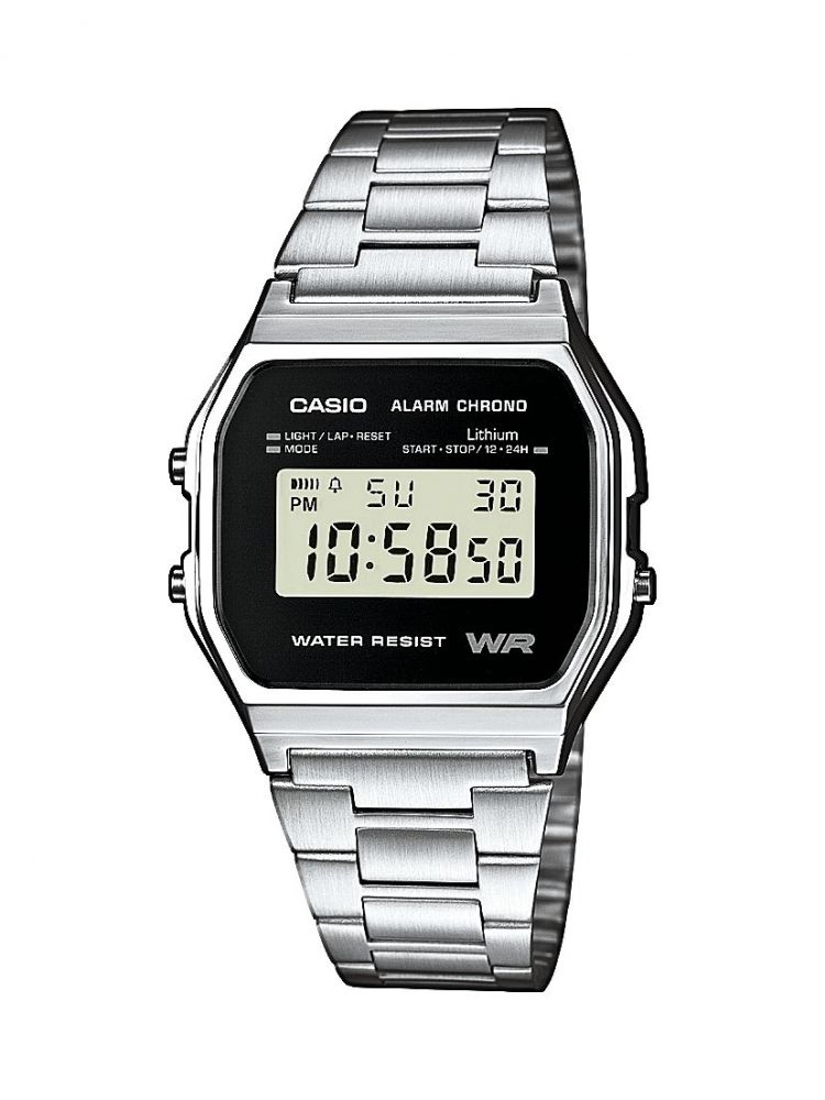 Casio Orologio Vintage Unisex Digitale Multifunzione Cod.A158WEA-1EF