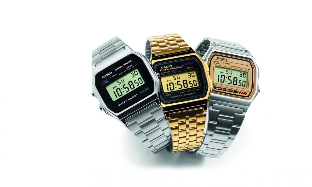 Casio Orologio Vintage Unisex Digitale Multifunzione Cod.A158WEA-1EF