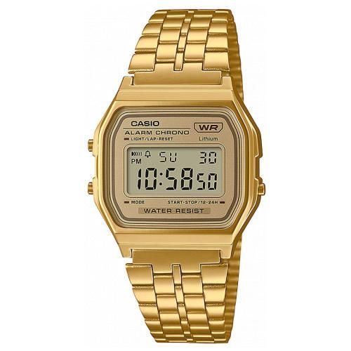 Casio Orologio Vintage Unisex Digitale Multifunzione Cod. A158WETG-9AEF
