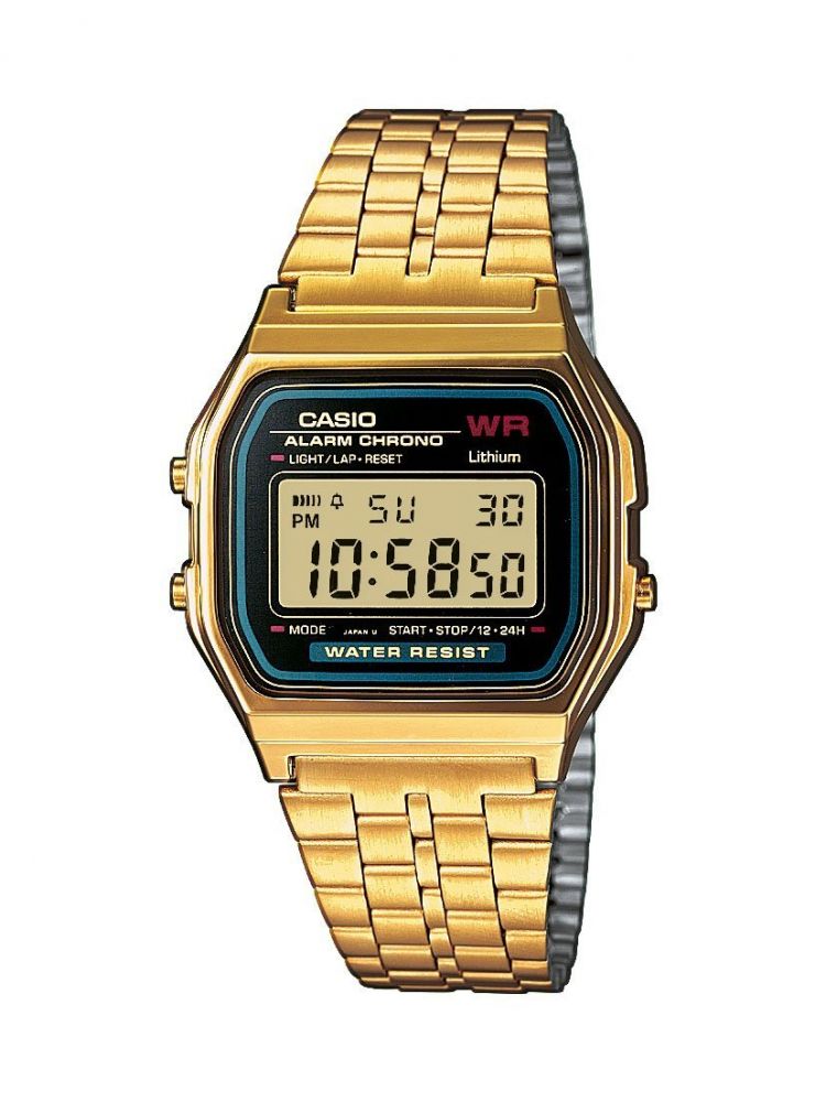 Casio Orologio Vintage Unisex Digitale Multifunzione Cod.A159WGEA-1EF