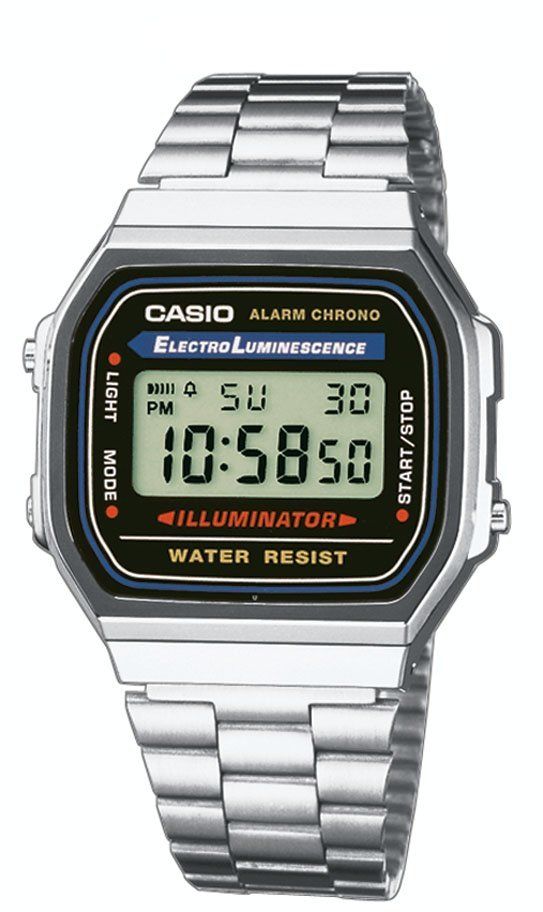 Casio Orologio Vintage Unisex Digitale Multifunzione Cod.A168WA-1YES