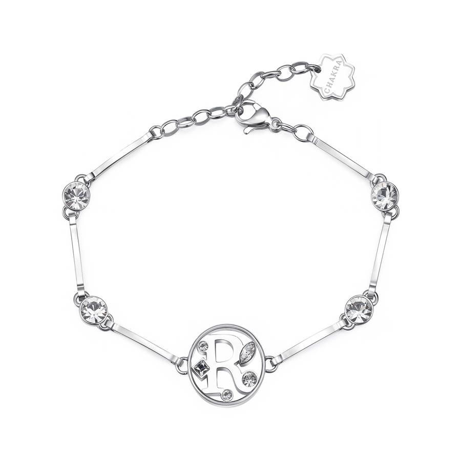 Brosway Bracciale Donna Acciaio Lettera R Chakra