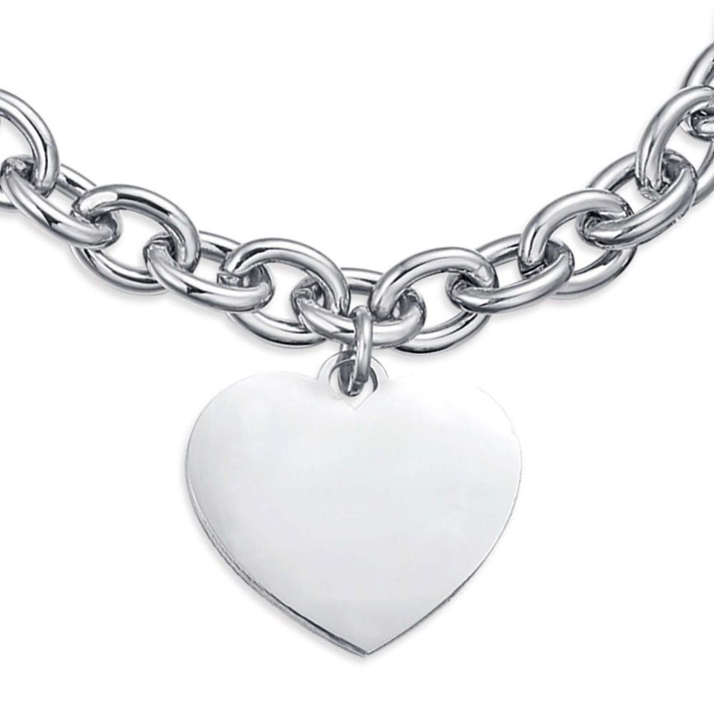 Luca Barra Bracciale Donna Acciaio Cuore