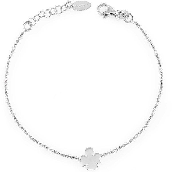 Amen Bracciale Donna Argento Angelo