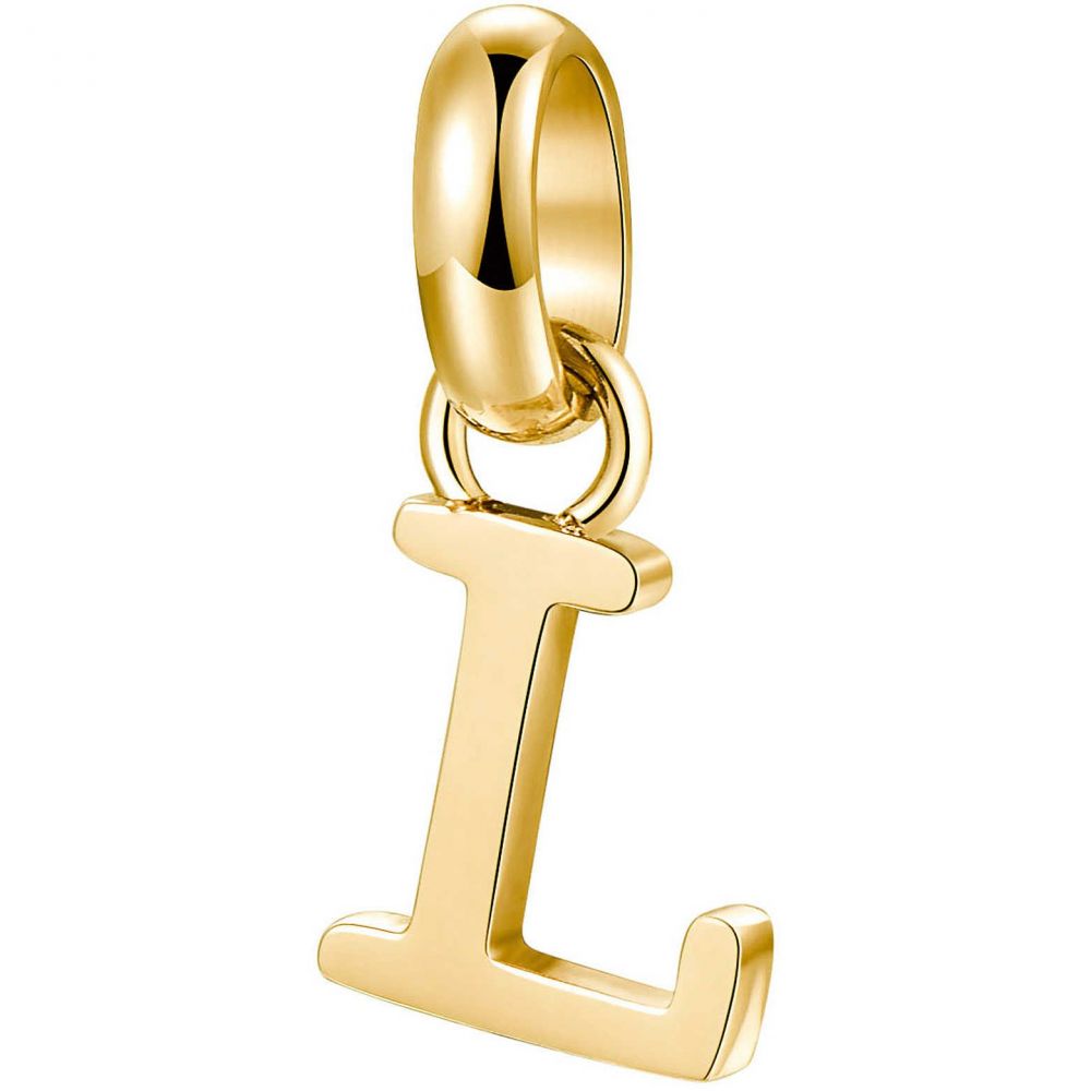 Brosway Charms Donna Acciaio Gold Lettera L Tres Jolie
