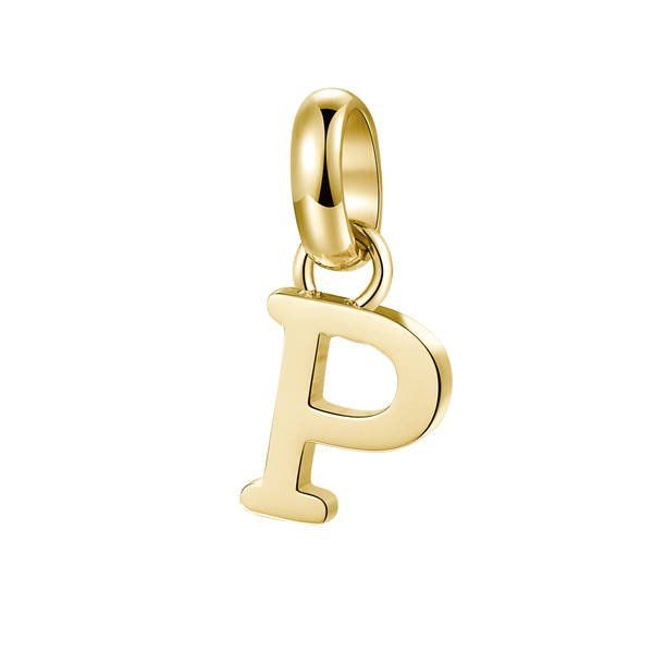 Brosway Charms Donna Acciaio Gold Lettera P Tres Jolie