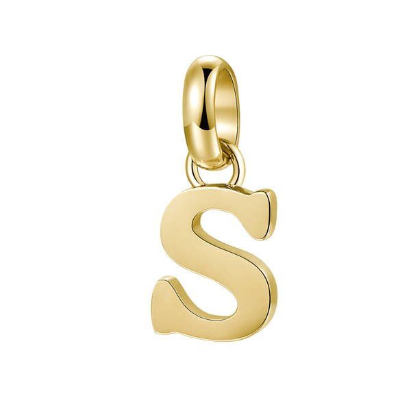 Brosway Charms Donna Acciaio Gold Lettera S Tres Jolie