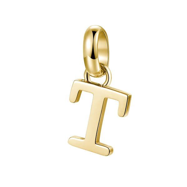 Brosway Charms Donna Acciaio Gold Lettera T Tres Jolie