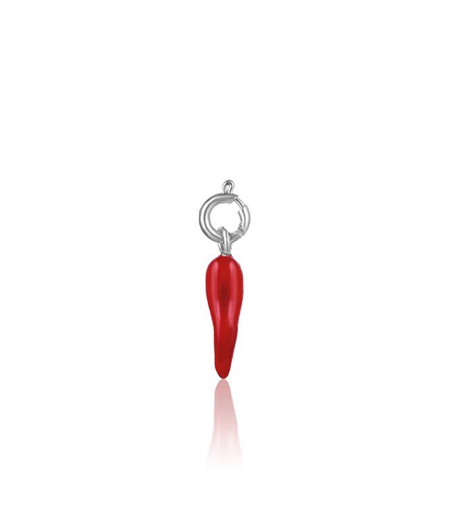 Luca Barra Charms Corno Rosso Unisex Acciaio 17mm