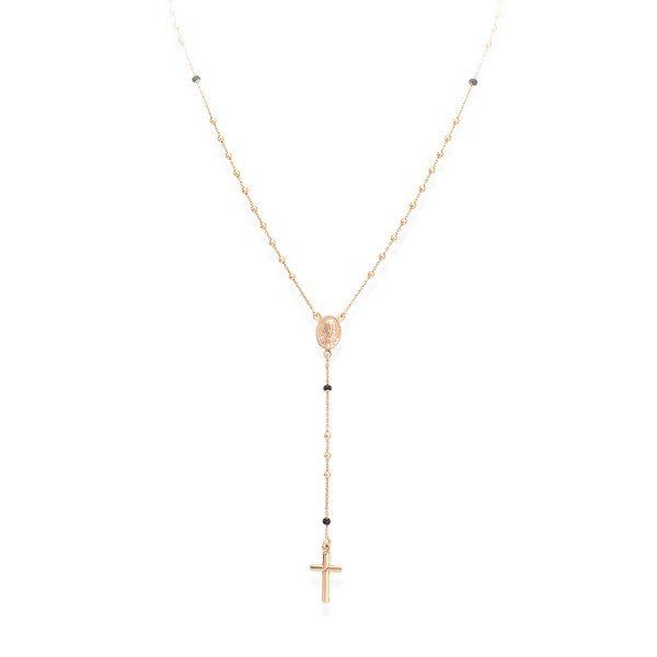 Amen Collana Donna Rosario Argento Classico