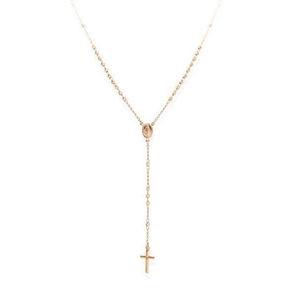 Amen Collana Donna Rosario Argento Classico
