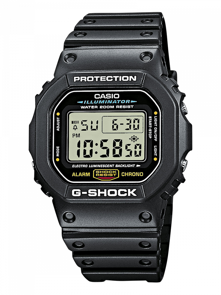 Casio Orologio G-Shock Uomo Digitale Multifunzione Cod.DW-5600E-1VER