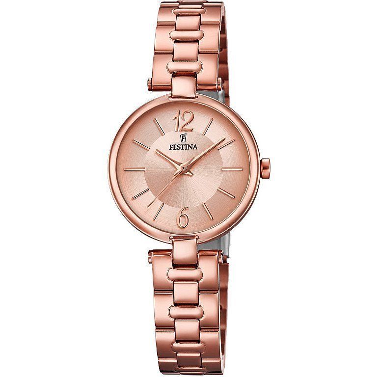 Festina Orologio Donna Acciaio Rosè Solo Tempo Quadrante Rosè