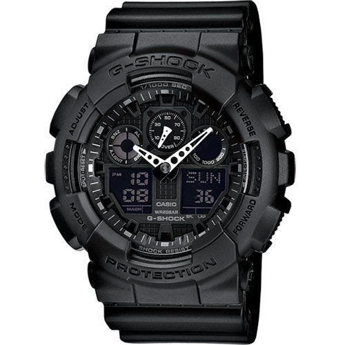 Casio G-Shock Orologio Digitale Multifunzione Gomma Cod.GA-100-1A1ER