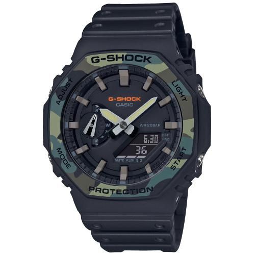 Casio Orologio G-Shock Uomo Resina Digitale Multifunzione Cod.GA-2100SU-1AER