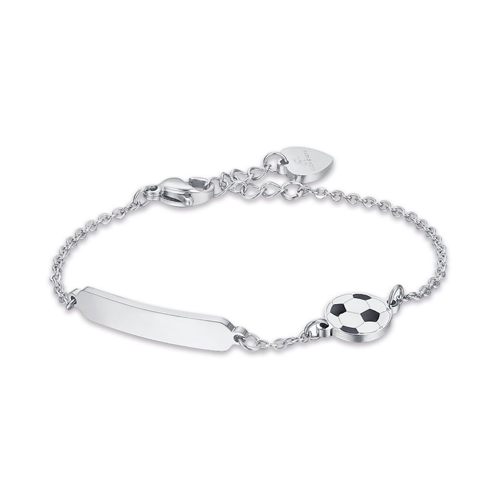 Luca Barra Kids Bracciale Bambino Acciaio Pallone