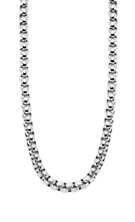 Lotus Collana Uomo Acciaio