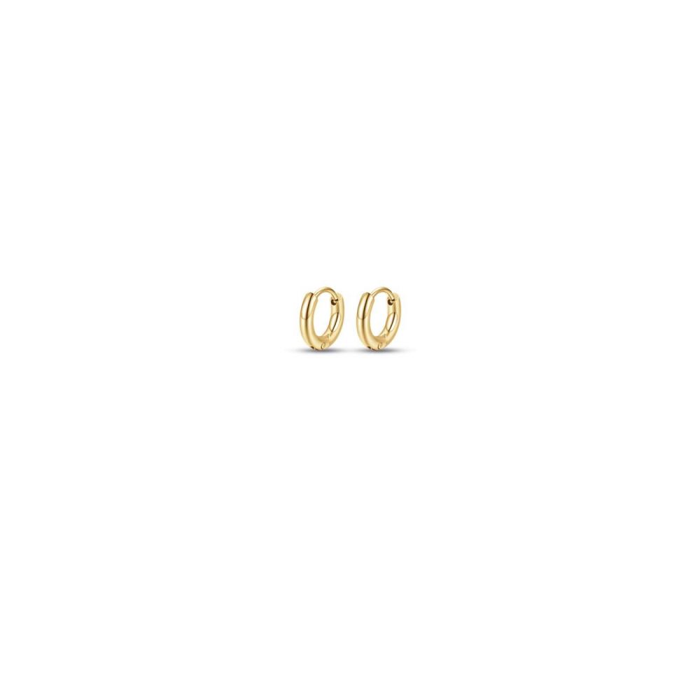 Luca Barra Orecchini Cerchio Donna Acciaio Gold 10mm
