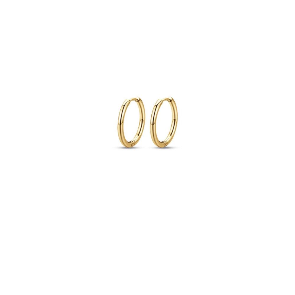 Luca Barra Orecchini Cerchio Donna Acciaio Gold 19mm