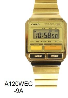 Casio Orologio Multifunzione Digitale A120WEG-9AEF