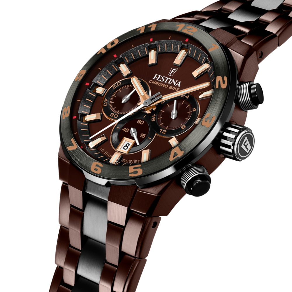 Festina Orologio Cronografo Acciaio Ruggine