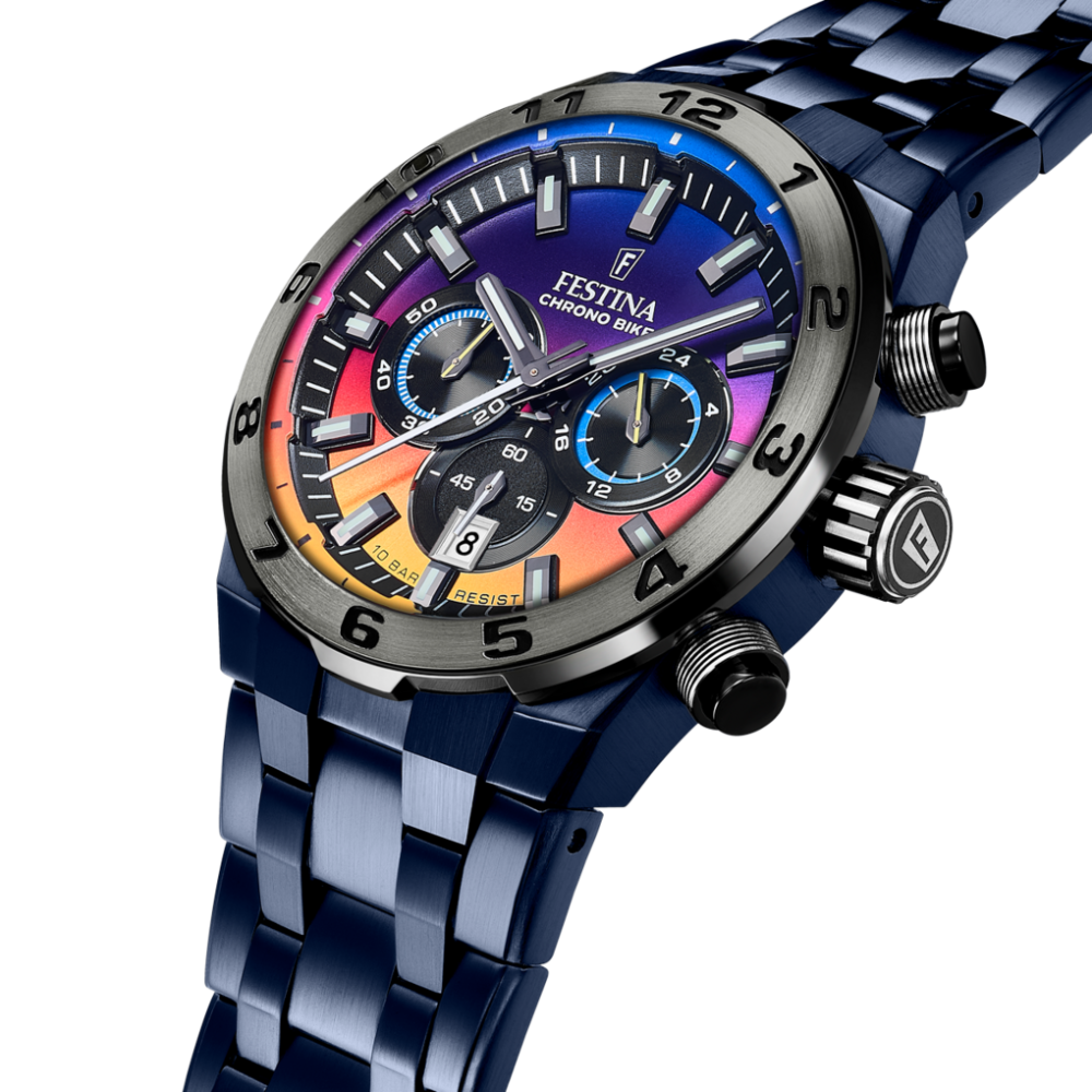 Festina Orologio Cronografo Acciaio Blu