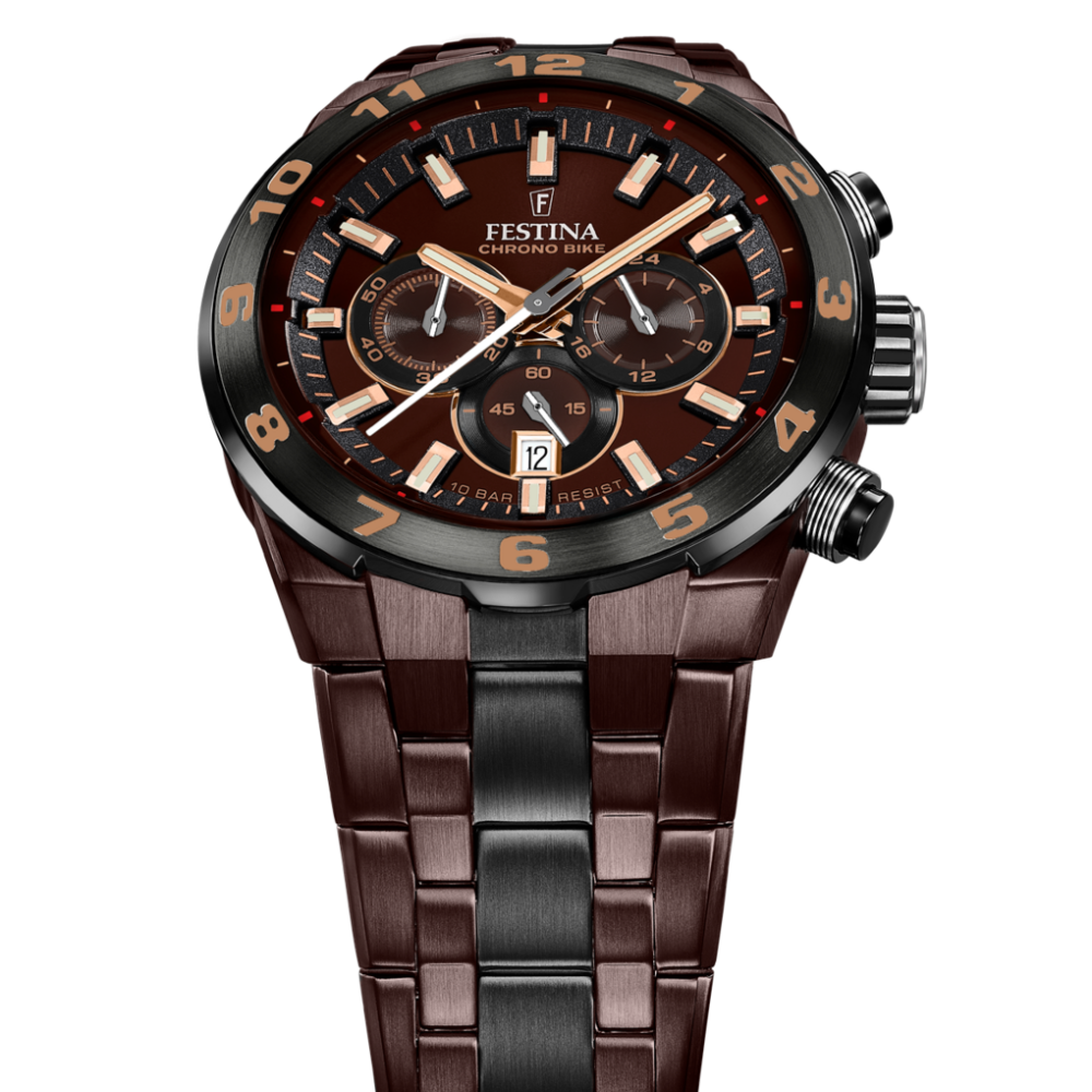 Festina Orologio Cronografo Acciaio Ruggine